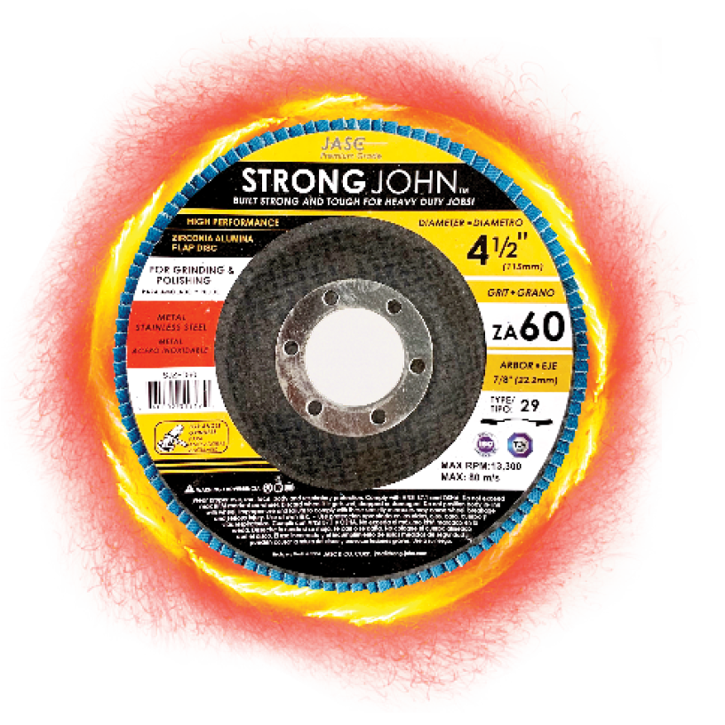 4½’’ FLAP DISCS - 60 GRIT